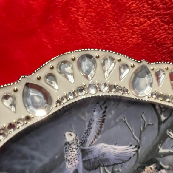 🎃Pick 3/75% Off🎃 Limited Edition Crystal Enchantments Winter Journey Plate - Picture 6 of 8